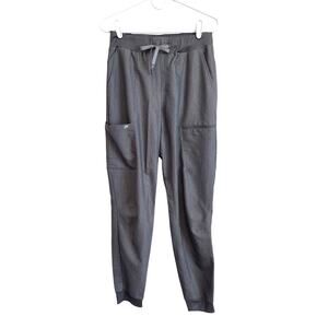 Fabletics Gray On-Call Scrub Jogger Cargo Lightweight Stretch Pockets Medium